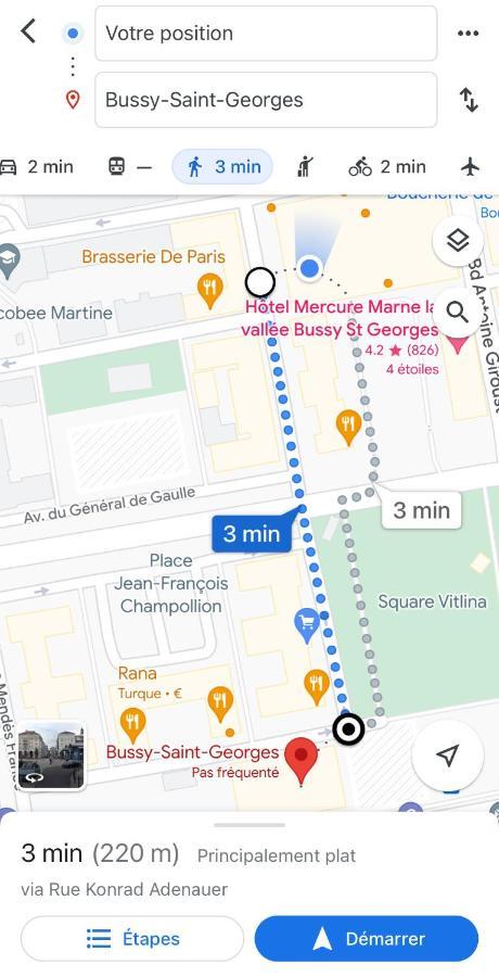 Jolie Chambre 3Minutes De La Gare Rer A Bussy-Saint-Georges Kültér fotó